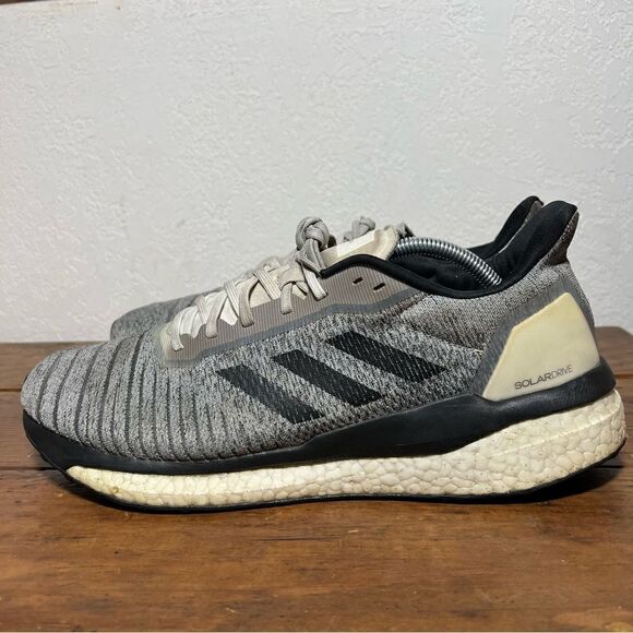 Adidas Mens Solar Drive Boost Grey Running Shoes 13 - Picture 3 of 13